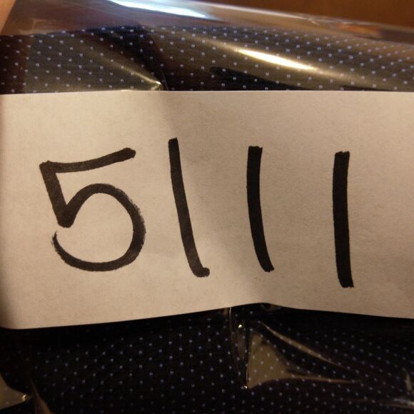 Van Heusen dress shirt mens XL Xlarge 17-17.5 blue polka dot classic fit long sl - Picture 9 of 9